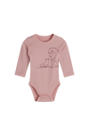 Hust & Claire Baloo Lion ull/bambus body - dusty rose