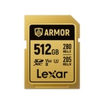 LEXAR SD 512GB U3 V60 UHS-II R280/W210 ARMOR