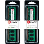 QUMOX 2x 2Go 2GB(4Go) DDR2 800MHz PC2-6300 PC2-...