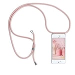 YuhooTech Collier pour iPhone 7 Plus/iPhone 8 Plus Coque, étui de téléphone avec Cordon - Tour de Cou Lanière en Corde - Housse pour Smartphone Lanyard Case Holder - Cover Necklace Bandouilière Stylée