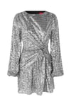 Gia Dress - Silver