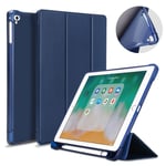 Tri-Fold Cover för iPad 9.7 / Air / Air 2 - Blue