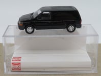 rare MICRO BUSCH HO 1/87 DODGE RAM VAN NOIR #44650 IN BOX