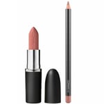 MAC Macximal Silky Matte Lip Duo (Various Shades) - Honeylove