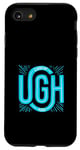 Coque pour iPhone SE (2020) / 7 / 8 Bleu UGH! Mood Blue Color Graphic