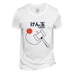 T-Shirt Homme Col V Kendama Bilboquet Japon Asie Culture Jouet