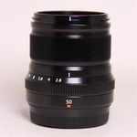 Fujifilm Used XF 50mm f2 R WR Standard Prime Lens Black