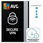 AVG Secure VPN 2024 - Réseau Privé Virtuel pour la Protection de la Vie Privée | 5 appareil | 1 An | PC/Mac | Code d'activation - envoi par email