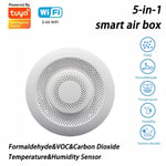 Tuya WiFi-Moniteur de capteur de qualité de l'air,boîtier d'air intelligent,PM2.5,compteur de CO2,formaldéhyde,COV,température,capteur d'humidité,passerelle - Type 5 in 1 WiFi Sensor