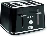 Tefal Loft 4 Slice Toaster with Even Toasting Technology TT760840 (Gloss Black)