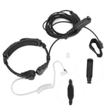 Tactical Throat Mic Headset Earpiece Scalable Throat Microphone