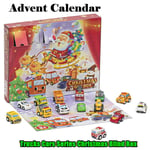 Gift Box Trucks Cars Christmas Advent Calendar Car Blind Box Countdown Toys