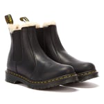 Dr. Martens Womens Black Burnished Wyoming Leonore Boots