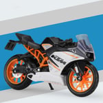 1:12 Scale KTM RC8 metalliseos skootteri Urheilupyörä Diecasts Lasten Lelut Moottoripyörät Ajoneuvot Kilpamallikopiot Huoneen sisustus lahja pojille