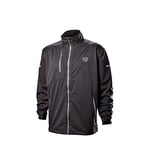 Wilson Staff Men's Golf Rain Jacket, STAFF MODEL RAIN JACKET, Polyester, Black, Size L, WGA700712LG