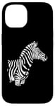 iPhone 14 Cute zebra head in the Sahara Children Men Women Zebra Case