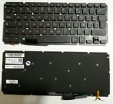 Clavier Dell XPS 14 L421 15 L521 NSK-L62BC 0F Noir + backlit layout FR