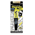 L'OREAL VOLUMINOUS MISS MANGA ROCK MEGA VOLUME WATERPROOF MASCARA BLACKEST BLACK