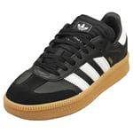 adidas Samba Xlg Unisex Casual Trainers in Black White - 5 UK