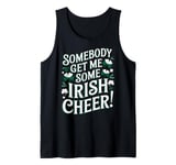 Funny Saint Patricks Day Irish Pride Shamrock Lucky Green Tank Top