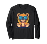 Cool looking Teddy bear wearing sunglasses Long Sleeve T-Shirt