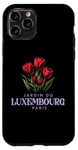 Coque pour iPhone 11 Pro Luxembourg Garden Paris France Tulipes