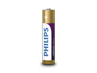 Philips Lithium Ultra Batteri Fr03lb4a/10, Laddningsbart Batteri, Aaa, Litium, 1,5 V, 4 Styck, 15 År