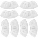 8 pcs Bonnettes Microfibre pour Kärcher(Compatible avec), Chiffons pour Buse à Main Accessoire pour Nettoyeurs Vapeur sc 1, 2, 3, 4, 5