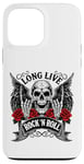 Coque pour iPhone 13 Pro Max Long Live Rock And Roll Rock&Roll Vintage Guitares électriques