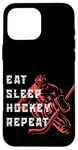 Coque pour iPhone 16 Pro Max The Real Evolution Of Hockey, Ice Hockey T-shirt, Hockey