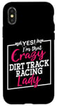 iPhone X/XS Dirt Track Racing Race Girlfriend Girl Grandma Yes! I'M That Case