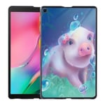 (Tab A 10.1 T510 T5159.pink piggy)Tablet-kotelo Samsung Galaxy Tab A7 10.4/A7 Lite 8.7/Tab A 8.0/A 10.5/A 10.1/A A6 10.1 eläinprintti Ultraohut kovakantinen Skin kuori tietokoneen kuoret