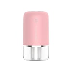 Mini Humidificateur d'Air Silencieux USB,Diffuseur de Brume de Voiture,Pulvérisateur d'Eau avec Document,Veilleuse LED pour Bureau et Chambre - Type pink