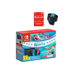 Nintendo Switch - Spelkonsol - neonblå/neonröd - med Nintendo Switch Sports Set