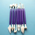 Kids Clay Sculpture Tools Fimo Polymer Clay Tool 8- set Gi Purple One Size