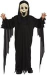 Childs Kids Scream Movie Ghost Face Halloween Fancy Dress Costume Age 7-9 yrs