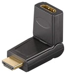 PremiumCord HDMI Adaptor 19-Pin Female to 19-Pin Male Rotating Gold-Plated