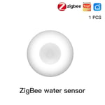 détecteur de débordement d'eau,détecteur de fuite d'eau,réservoir d'eau,alerte complète,système d'alarme de sécurité,Tuya Smart App,télécommande - Type 1 PC Sensor #A