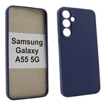 Silikon Skal Samsung Galaxy A55 5G (Marinblå)