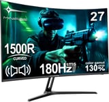 Gaming Curved Monitor 27 Pouces MFG27C1 180Hz 1Ms 130% sRGB Monitor avec Sprecher 1920 * 1080 VA Panel (MFG27C1 avec câble HDMI)