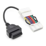 /#/För Tesla-Model 3 Y Obd till Obd2-kontakt Adapter 16pin Bilscann/#/