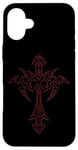 iPhone 16 Plus Y2k Mall Goth Grunge Aesthetic Gothic Cross Case