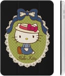 Hello Kitty Étui Pour Ipad 2020 Matériau Tpu Antichoc Réglage Automatique De L'angle De Veille/Réveil Mignon Housse De Protection Transparente 10.2in