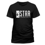 The Flash Star Labs Logo TV Official Tee T-Shirt Mens Unisex