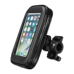 Support De Moto Guidon Sac De Téléphone Tactile Étanche Pour Gps Moto Scooter Vélo Medium Bo16362