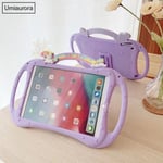 (IPad Air1 9,7 tuuman Rainbow Unicorn)Lasten suojakuori iPadille 2 3 4 Soft Silicon Child Lovely Stand tabletin suojus iPadille 6th 9,7 tuumaa 2018 Mini 5 4 3 2 Air 2 7. sukupolvi 10.2 tietokonekuoret ja -suojat