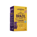 Jauhettu kahvi Löfbergs Brazil Single Origin Rainforest Alliance, 450 g