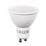 Maxim LED GU10 Pearl Cool White - 5watt (50watt) (Pack 10), 50MLGU10CW5X10