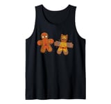 Marvel Deadpool & Wolverine Holiday Matching Gingerbread Men Tank Top