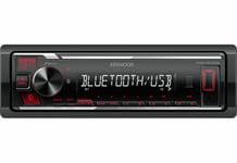 Kenwood KMM-BT209, bilstereo med Bluetooth, USB/AUX og kort chassi